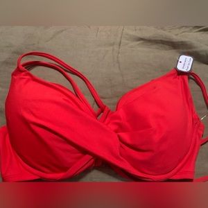 Bikini Top Underwire Push-up Cups L NWT
